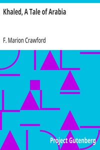 Cover of Khaled, A Tale of Arabia