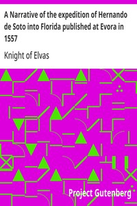 Cover of A Narrative of the expedition of Hernando de Soto into Florida published at Evora in 1557