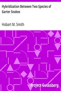 Cover of Hybridization Between Two Species of Garter Snakes
