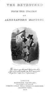 Cover of The Betrothed From the Italian of Alessandro Manzoni