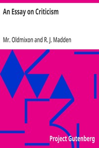Cover of An Essay on Criticism