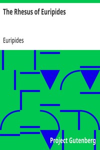 Cover of The Rhesus of Euripides