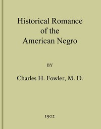Cover of Historical Romance of the American Negro