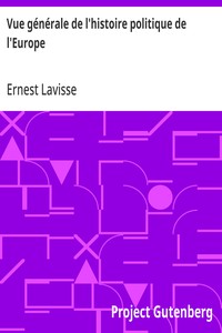 Cover of Vue générale de l'histoire politique de l'Europe