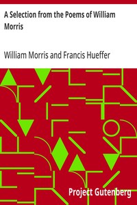 Cover of A Selection from the Poems of William Morris