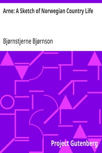 Cover of Arne: A Sketch of Norwegian Country Life