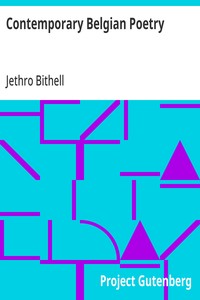 Cover of Contemporary Belgian Poetry Selected and Translated by Jethro Bithell
