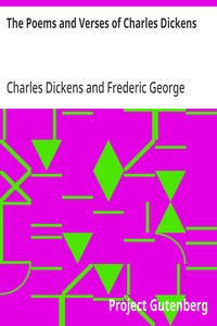 Cover of The Poems and Verses of Charles Dickens