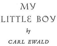 Cover of My Little Boy