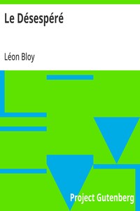 Cover of Le Désespéré