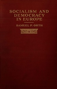 Cover of Socialism and Democracy in Europe