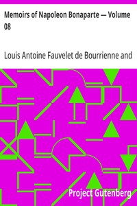 Cover of Memoirs of Napoleon Bonaparte — Volume 08