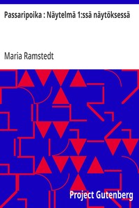 Cover of Passaripoika : Näytelmä 1:ssä näytöksessä
