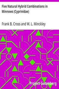 Cover of Five Natural Hybrid Combinations in Minnows (Cyprinidae)
