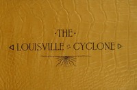 Cover of Louisville, Ky. after the Cyclone, March 27, 1890