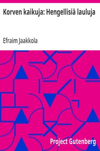 Cover of Korven kaikuja: Hengellisiä lauluja