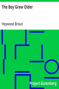 Cover of The Boy Grew Older