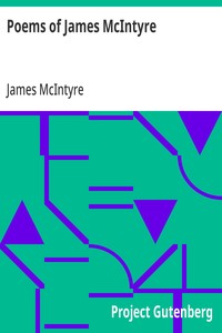 Cover of Poems of James McIntyre