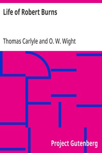 Cover of Life of Robert Burns