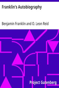 Cover of Franklin's Autobiography (Eclectic English Classics)