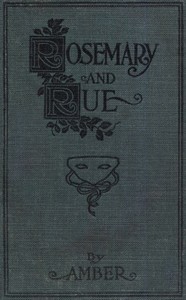 Cover of Rosemary and Rue, by Amber