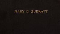 Cover of The Judicial Murder of Mary E. Surratt