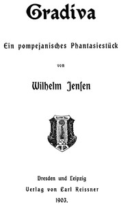 Cover of Gradiva: Ein pompejanisches Phantasiestück