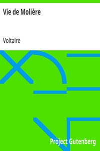 Cover of Vie de Molière