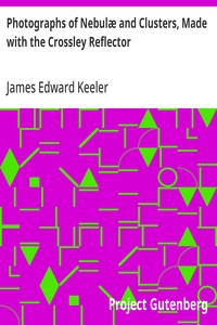 Cover of Photographs of Nebulæ and Clusters, Made with the Crossley Reflector