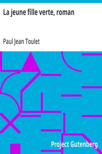Cover of La jeune fille verte, roman