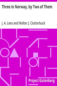 Cover of Three in Norway, by Two of Them