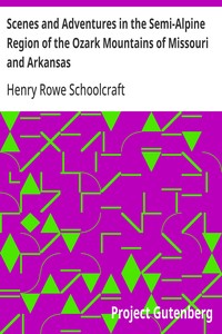 Cover of Scenes and Adventures in the Semi-Alpine Region of the Ozark Mountains of Missouri and Arkansas