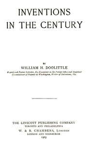 Cover of Inventions in the century