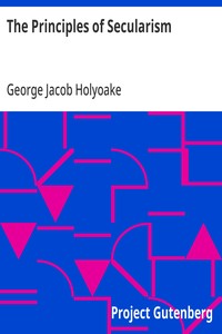 Cover of The Principles of Secularism