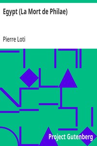 Cover of Egypt (La Mort de Philae)