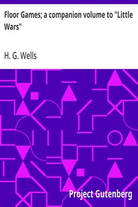 Cover of Floor Games; a companion volume to "Little Wars"