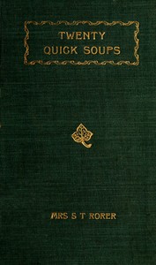 Cover of Twenty Quick Soups
