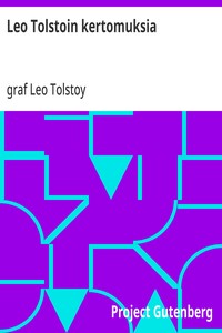 Cover of Leo Tolstoin kertomuksia