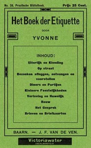 Cover of Het boek der Etiquette