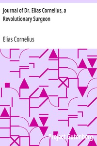 Cover of Journal of Dr. Elias Cornelius, a Revolutionary Surgeon