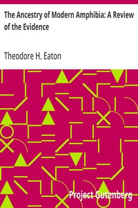 Cover of The Ancestry of Modern Amphibia: A Review of the Evidence