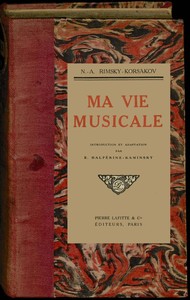 Cover of Ma vie musicale