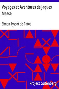 Cover of Voyages et Avantures de Jaques Massé