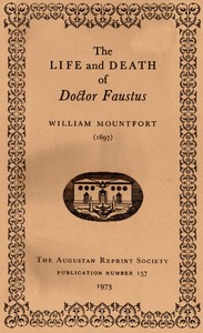 Cover of The Life and Death of Doctor Faustus Made into a Farce
