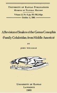 Cover of A Revision of Snakes of the Genus Conophis (Family Colubridae, from Middle America)