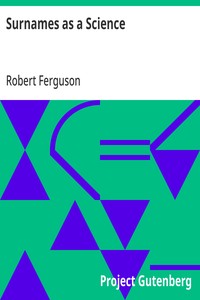 Cover of Surnames as a Science