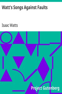 Cover of Watt's Songs Against Faults