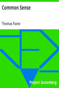 Cover of Common Sense