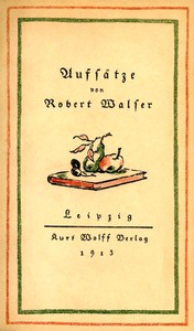 Cover of Aufsätze