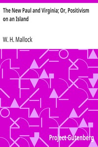 Cover of The New Paul and Virginia; Or, Positivism on an Island